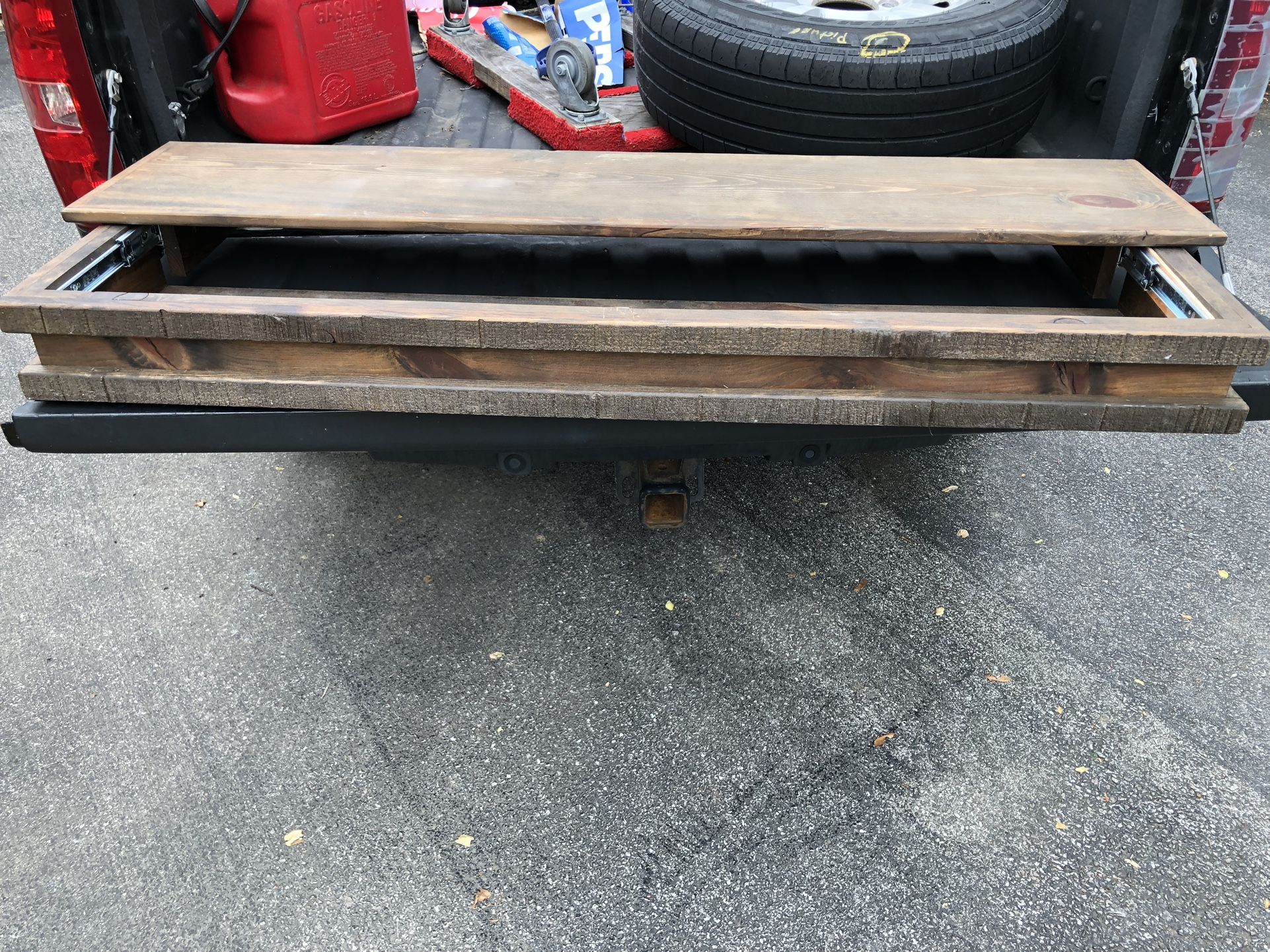 Floating Mantel With Hidden Compartment