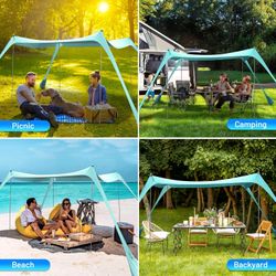 Tent Canopy Sun Shade Pop Up 7 Foot x 7 Foot
