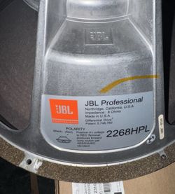 2 Jbl 18”