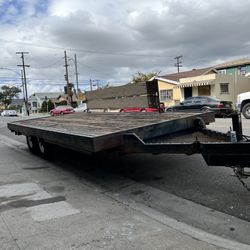 12,000 LB Flatbed Trailer CALIFONRIA NO RUST Ramps Included 