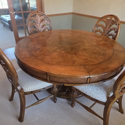 Beautiful  60-inch round dining room table