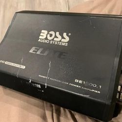 Boss Elite Car Amplifier 