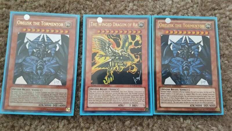 rare egyptian god cards YuGiOh! Egyptian God Cards - SECRET RARE - COMPLETE FULL SET
