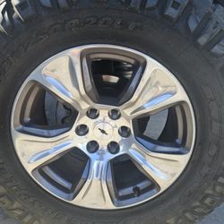 Rims 20" & 37" Tires $200