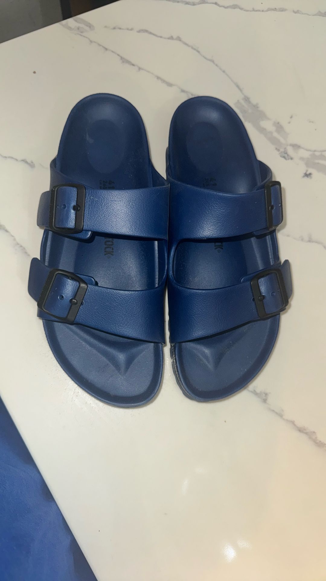 Navy Birkenstock Size 41