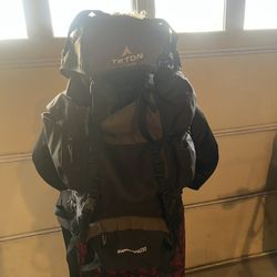Teton Camping backpack with Sleeping Bag Included