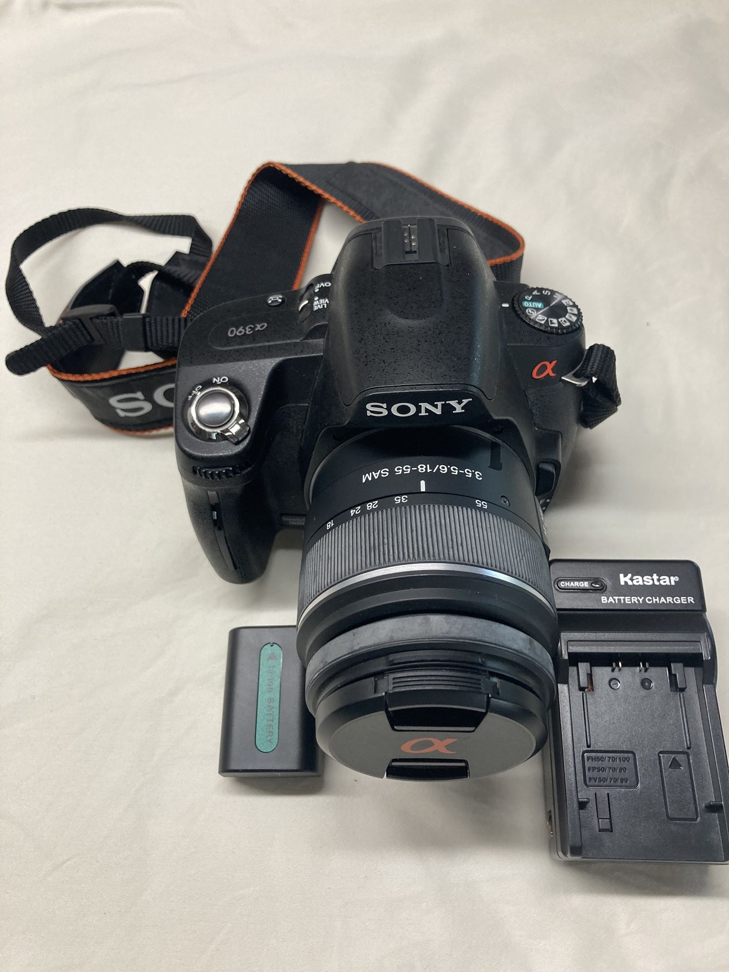 SONY Alpha DSLR-390 Digital Camera with SONY 18-55 Zoom Lens