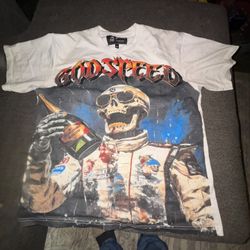 Godspeed Victory Toast T-Shirt Bone