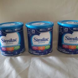 3 Cans Of Similac 
