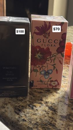 Tom ford cologne and Gucci flora perfume