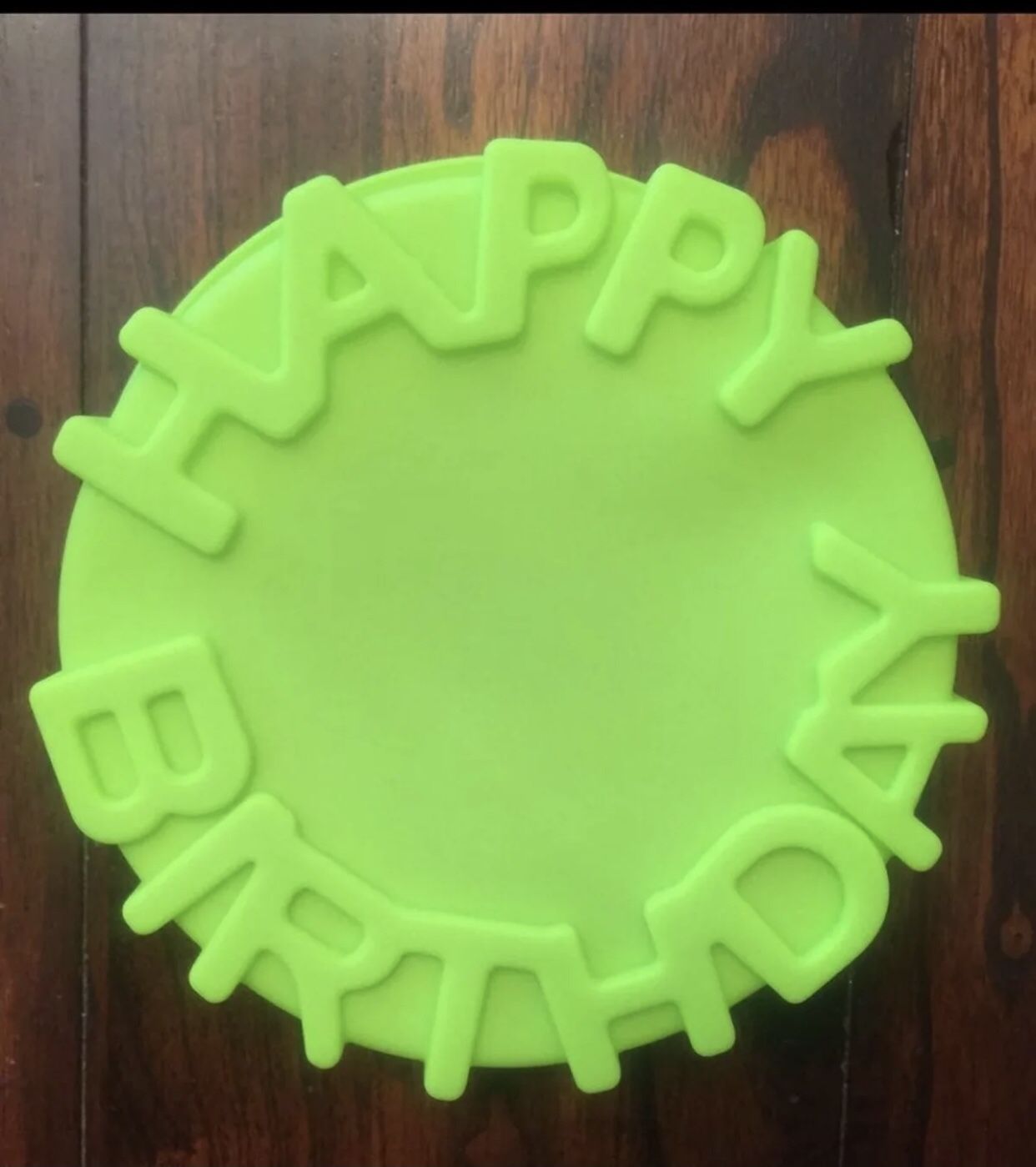 Happy Birthday Silicone Cake Pan Jello Mold
