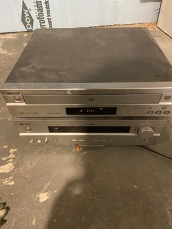 Yamaha amp with dvd CD player 5 discs