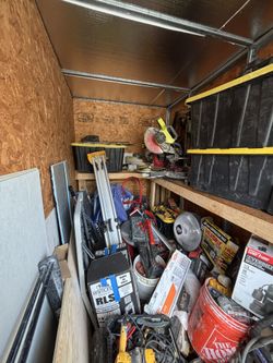 Tools. Entire storage. Make an offer