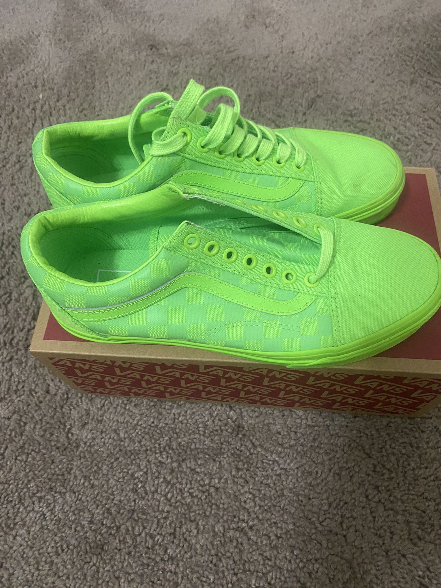 Neon Green Vans 