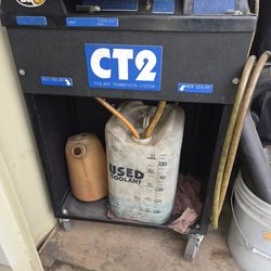 Coolant exchange machine