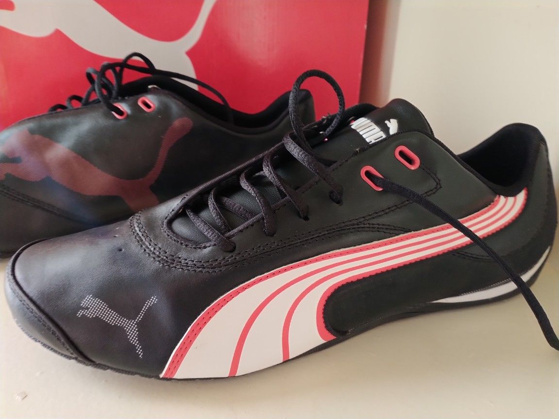 Puma Black Red Sport Shoes