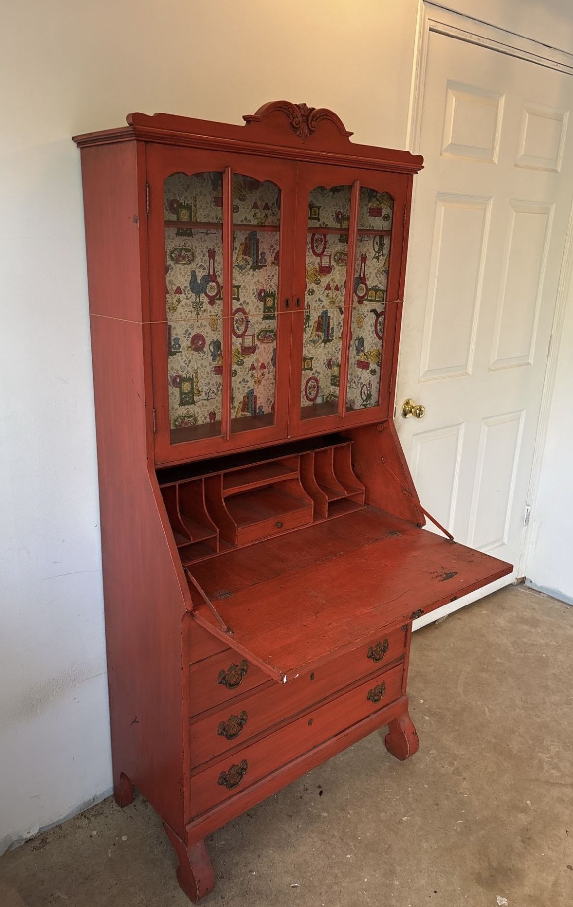 Antique Hutch & Secretary Desk