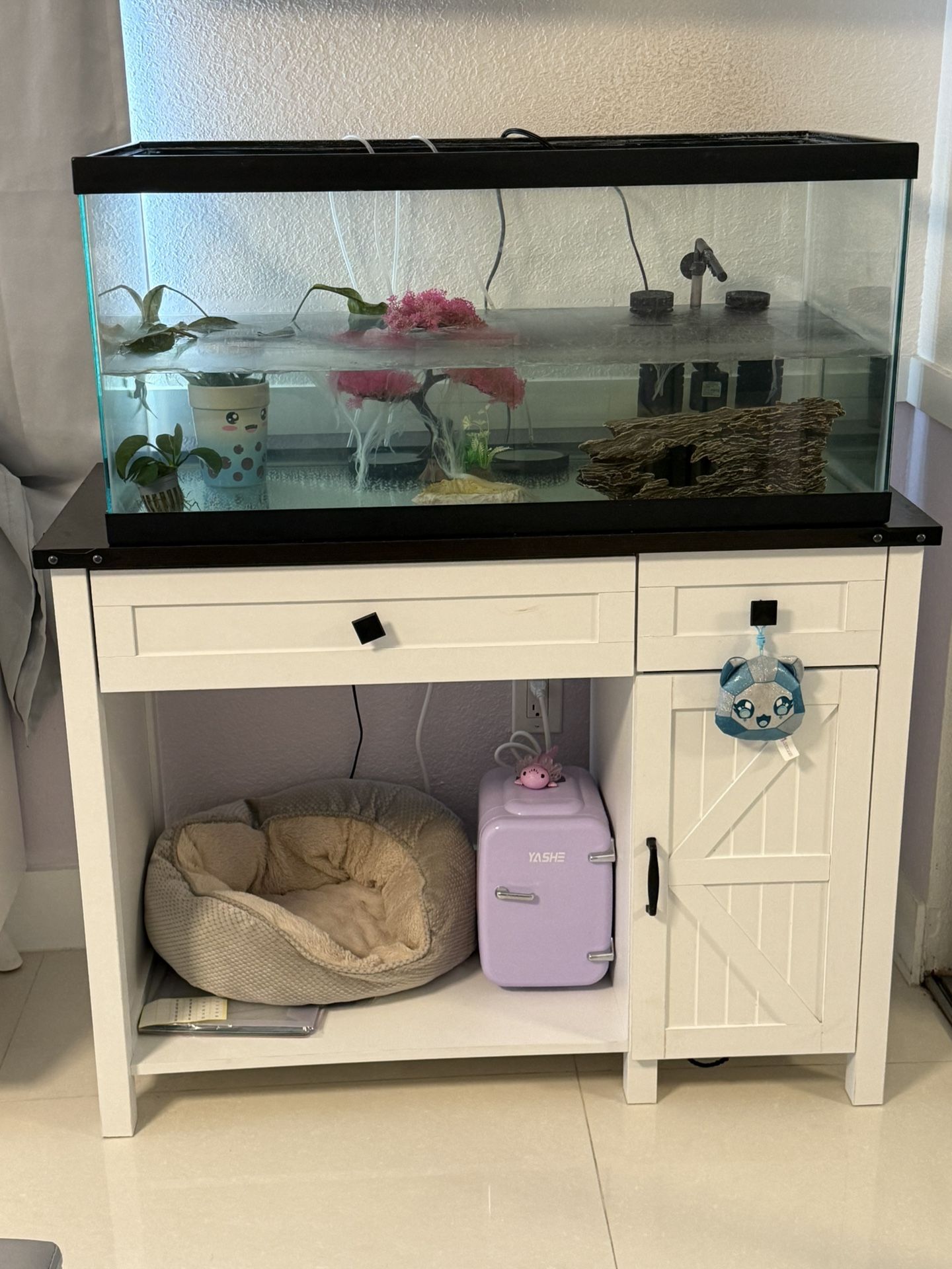 Fish Tank And Table