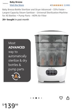 Baby Brezza Bottle Sterilizer 
