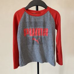 Puma Long Sleeve Boys Size 6Y