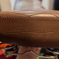Schwinn Bicycle Seat Brown Spring Cushion