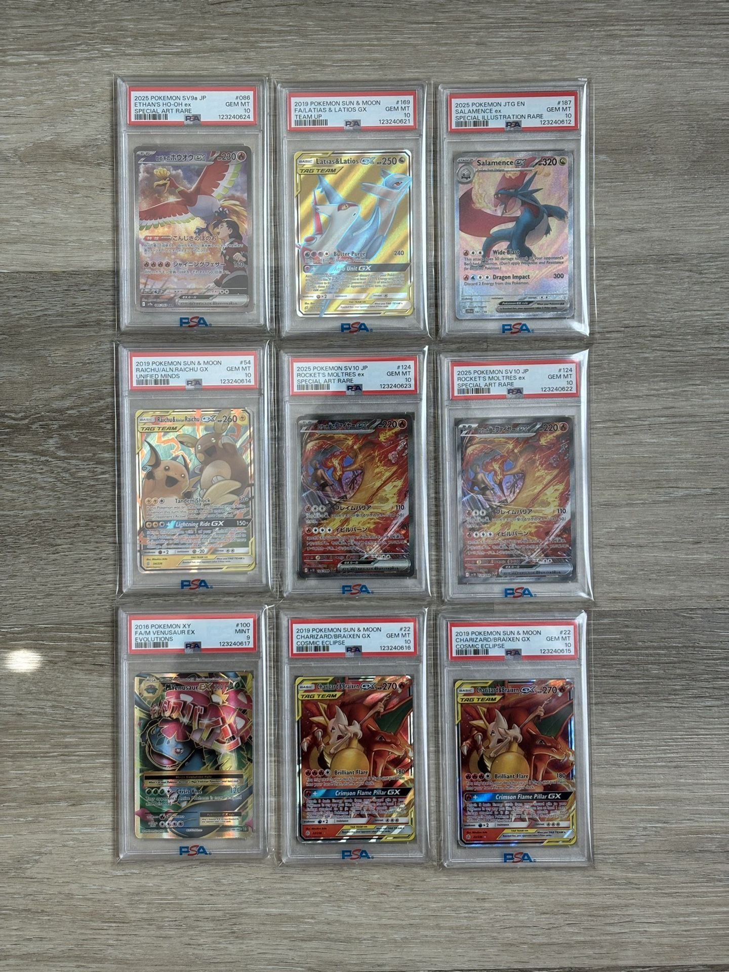 Pokemon PSA 10 SLABS Prices Listed **Brand New Certs