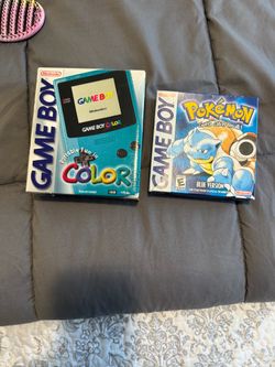 gameboy color and pokemon game