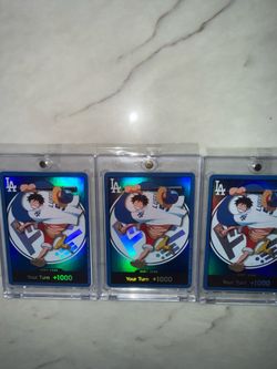 Dodgers One Piece Luffy card
