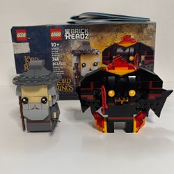 Lego Lord Of The Rings Brickheadz Gandalf And Balrog