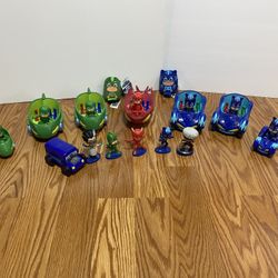 PJ Masks; Gekko, Catboy, Owlette, Luna Girl & Romeo