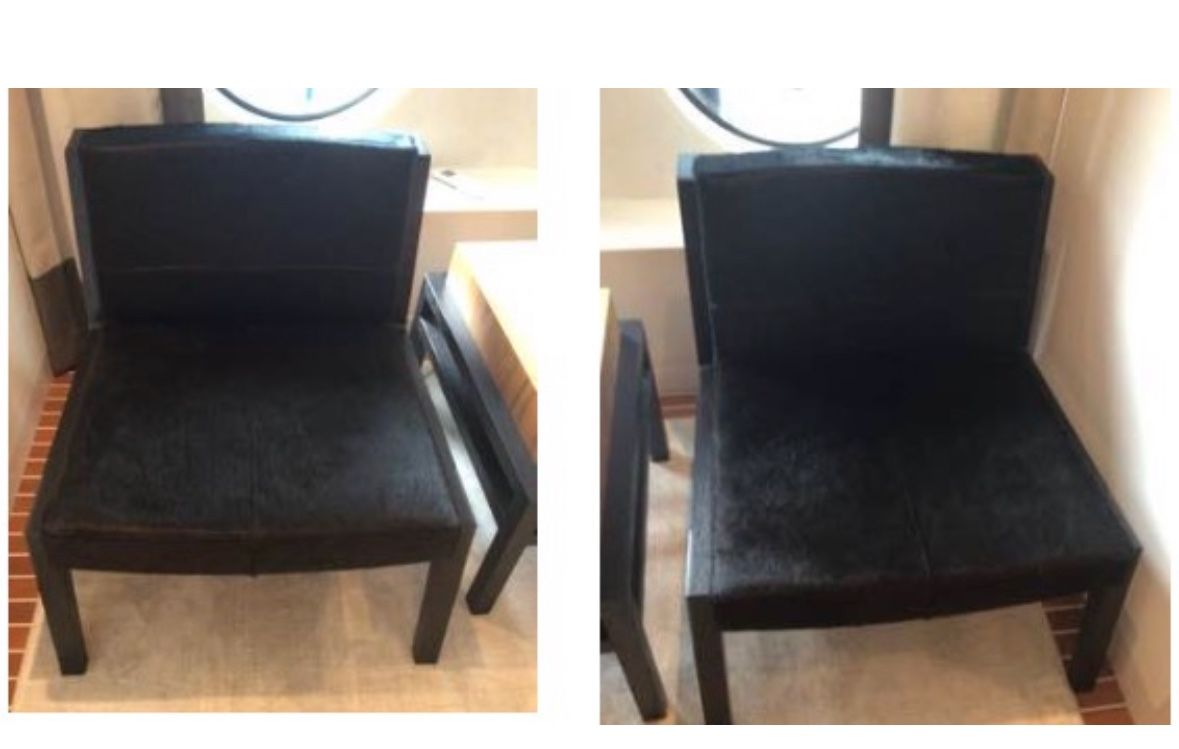 2 Holly Hunt Mohair Chairs