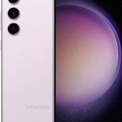 Android Samsung Galaxy S23+ with Case