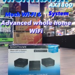 NETGEAR Nighthawk Mesh WiFi 6 System Advanced Whole Home Wifi New