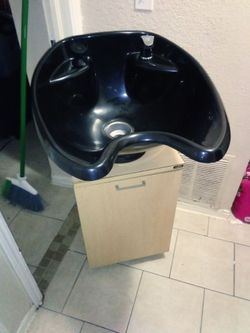 Collins hair shampooing sink