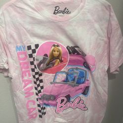 New Barbie Graphic T Shirts Pink, Size Large 