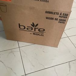 SOLO 44 CUPS White Paper Water Cups 3oz 50/100 Ct Bag Carton