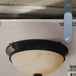 Hampton Bay Flush Mount 15" Ceiling Light
