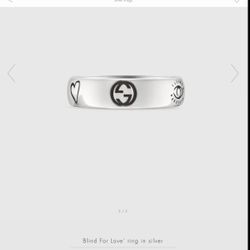 Gucci Blind For Love Ring 💻💳💳
