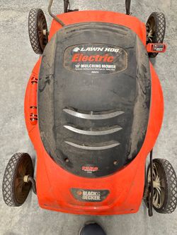 Black and Decker electric lawnmower