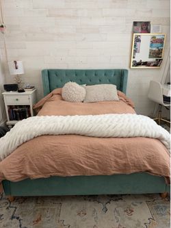 Ambrosia Full Platform Bed frame with Mattress