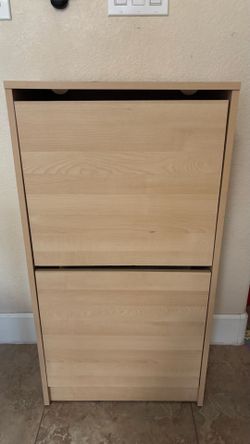 IKEA BISSA shoe cabinets with 2 compartments
