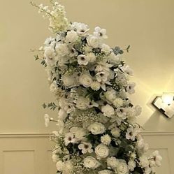 Silk Flower Wedding Arch
