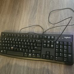 Logitech Keyboard With USB Cable