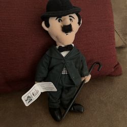 Charlie Chaplin 10” Plush Doll