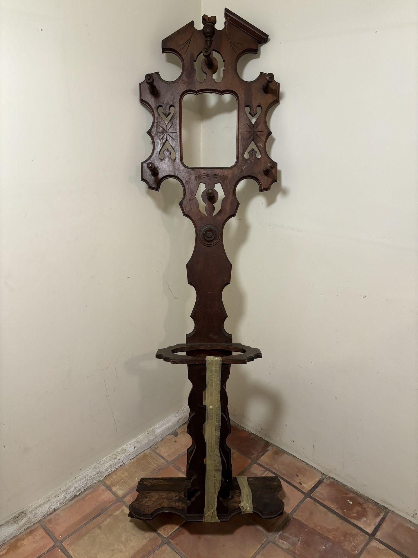 Charming Antique Coat Rack