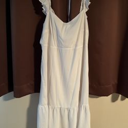 White Dress Size 14/16