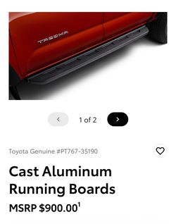 Tacoma cast aluminum running boards