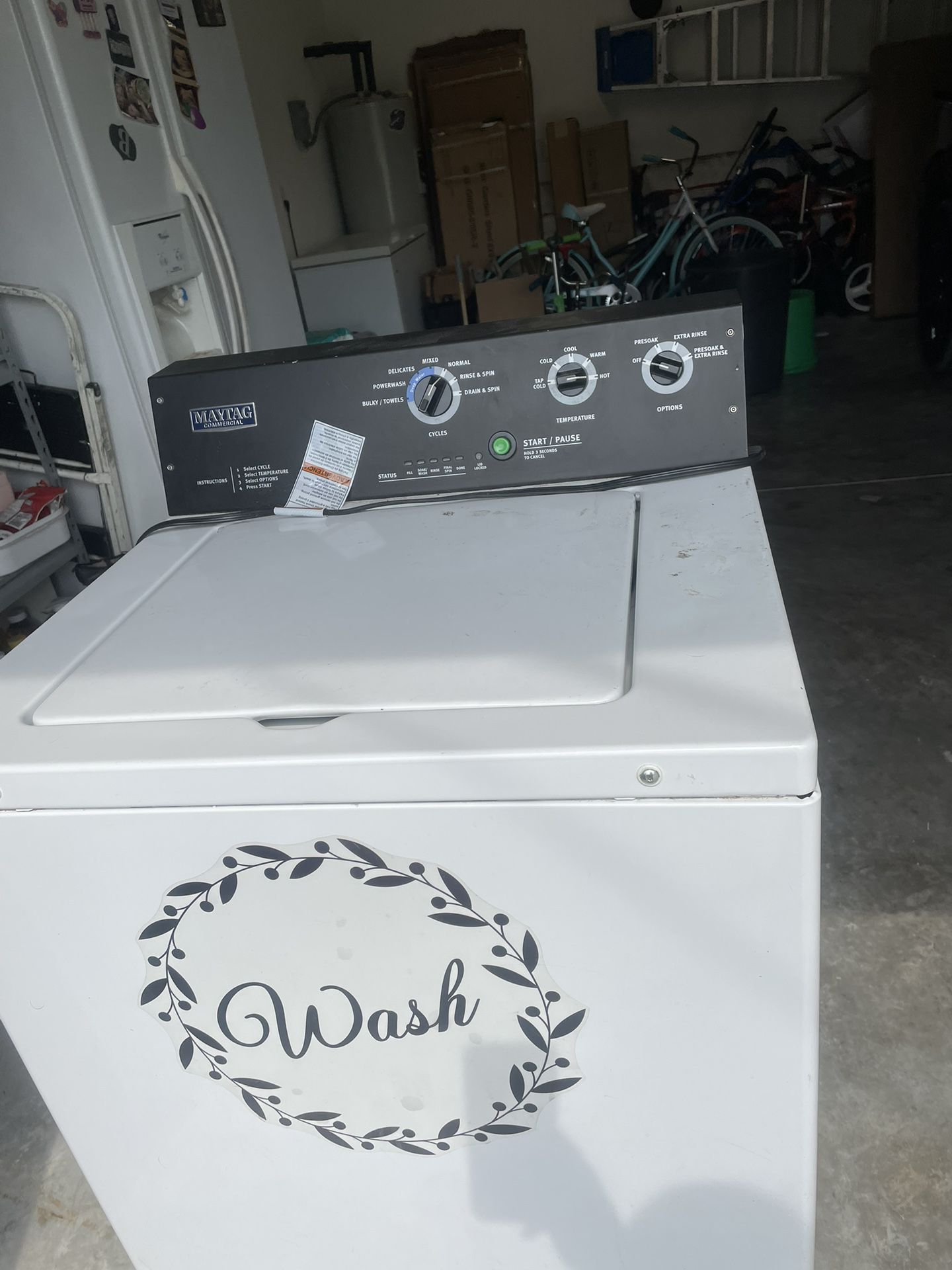 Maytag Commercial Washing Machine 