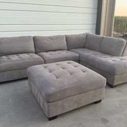 2 PIECE SECTIONAL WITH OTTOMAN 