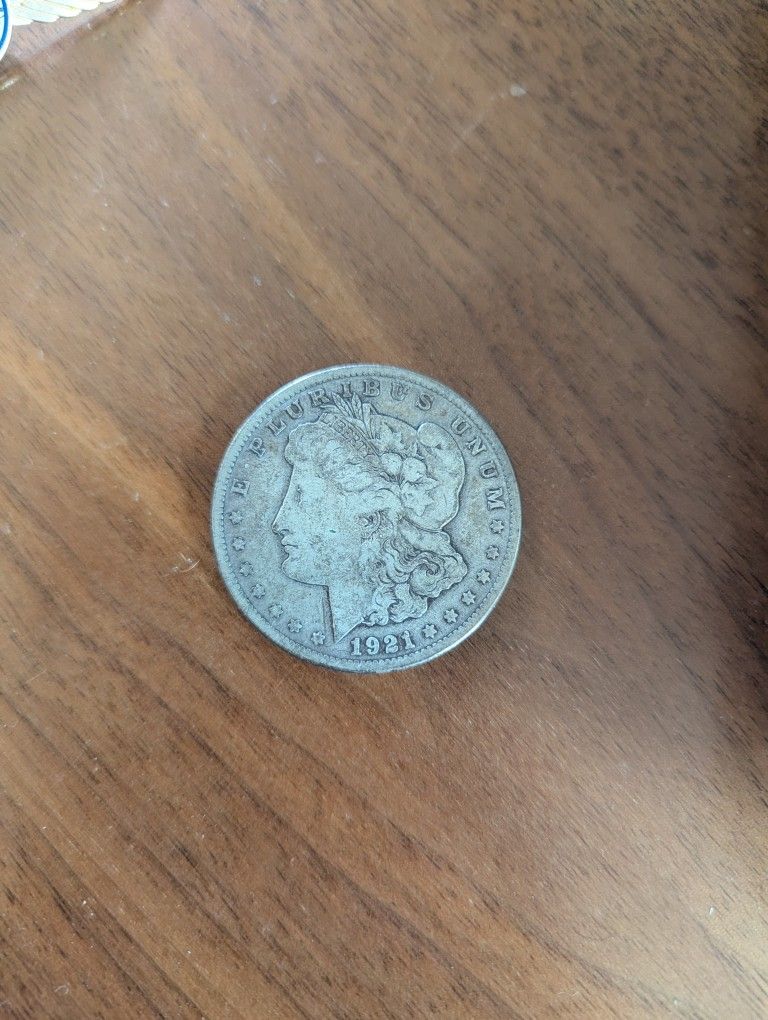1921-S Morgan Silver Dollar - 90% Silver - Great Condition 